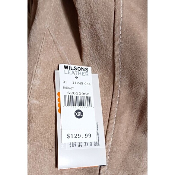 NEW Vintage Wilsons Men's Size XXL Suede Leather Jacket Tan M. Julian + Cleaner - Picture 4 of 14